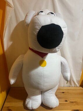 Family Guy Brian Griffin Jumbo Plush Fox TV White Plush with Tag $100